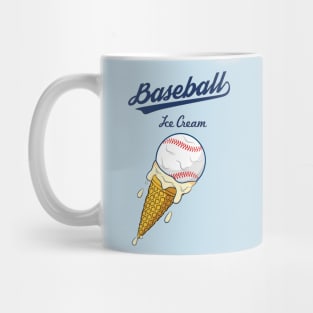 Baseball Ice Cream Mug